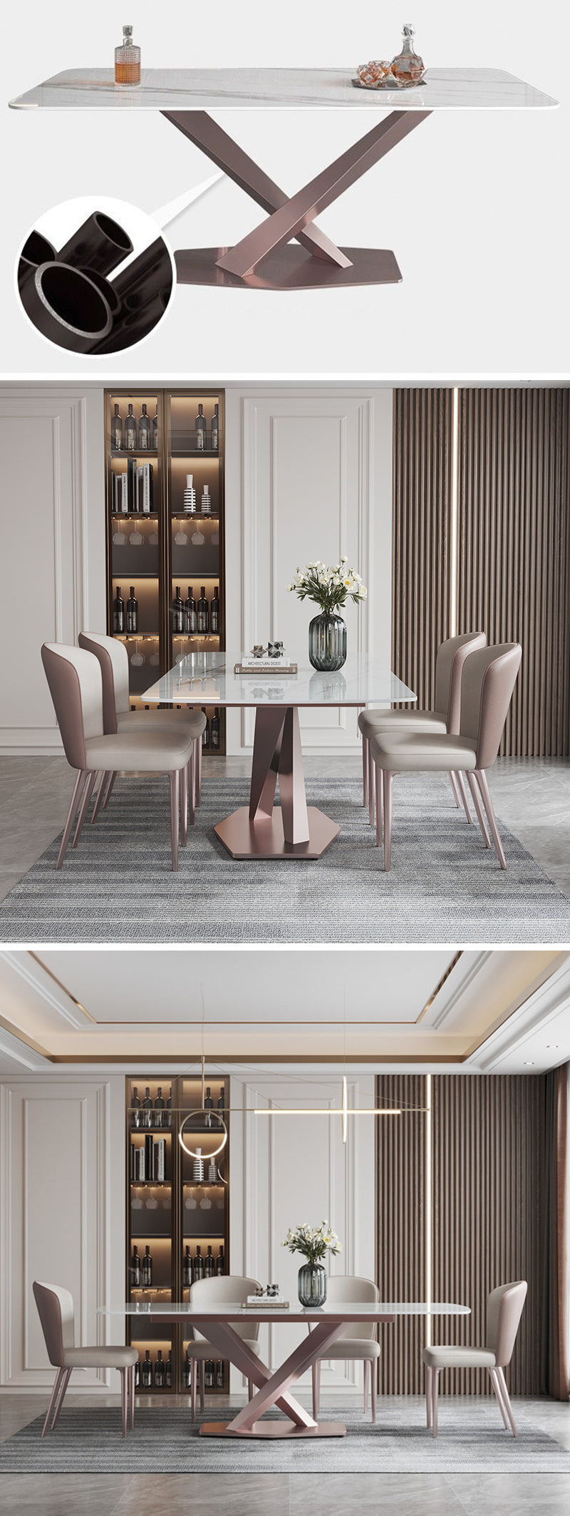 ダイニング/シンプルモダン ダイニングテーブル 椅子セット ※安心1年間品質保証