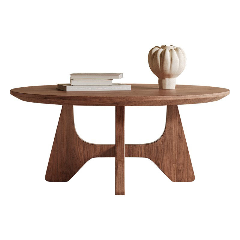 ACEX公式/ローテーブル 木の温もり ラウンド型