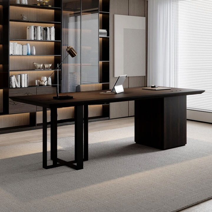 THE DESK/スタイリッシュ 配線収納付き