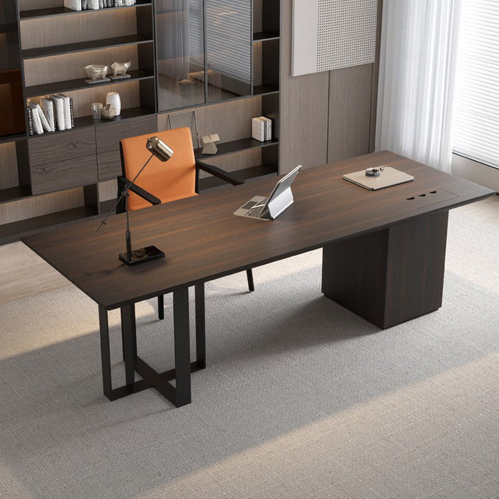 THE DESK/スタイリッシュ 配線収納付き