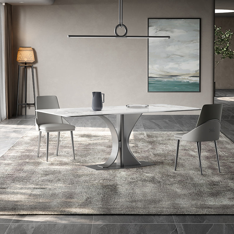 ACEX公式/ダイニングテーブル おしゃれ デザイン - 汚れにくいステンレス脚が特徴のエレガントなテーブル