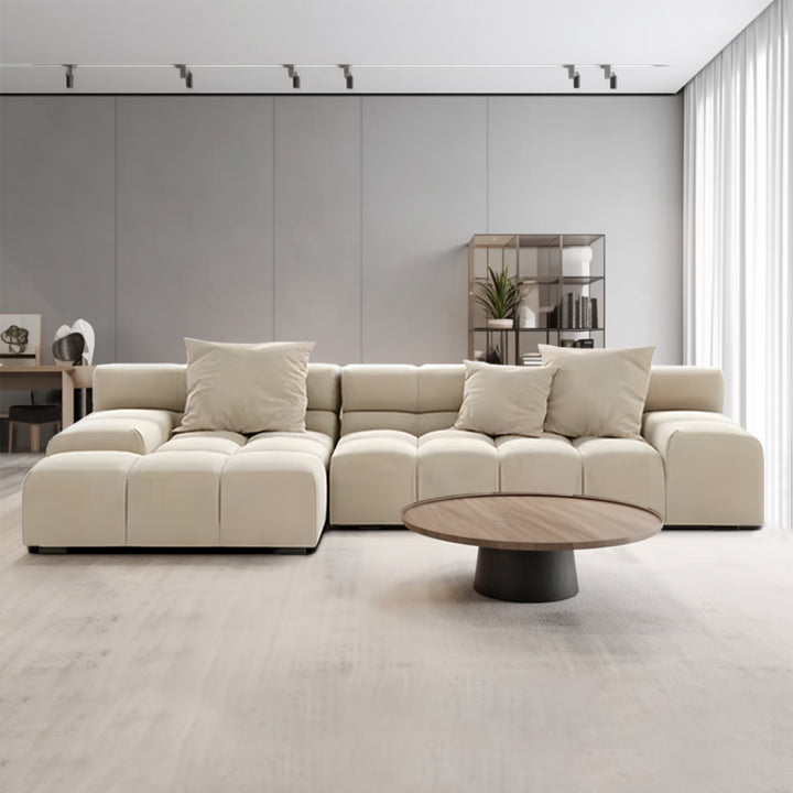 ソファ/ソファー キューブ ベルベット C【285*150*63】 安心1年間品質保証