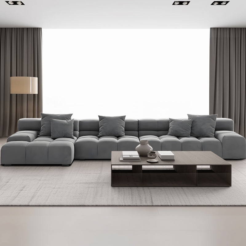 ソファ/ソファー キューブ ベルベット E【390*150*63】 安心1年間品質保証