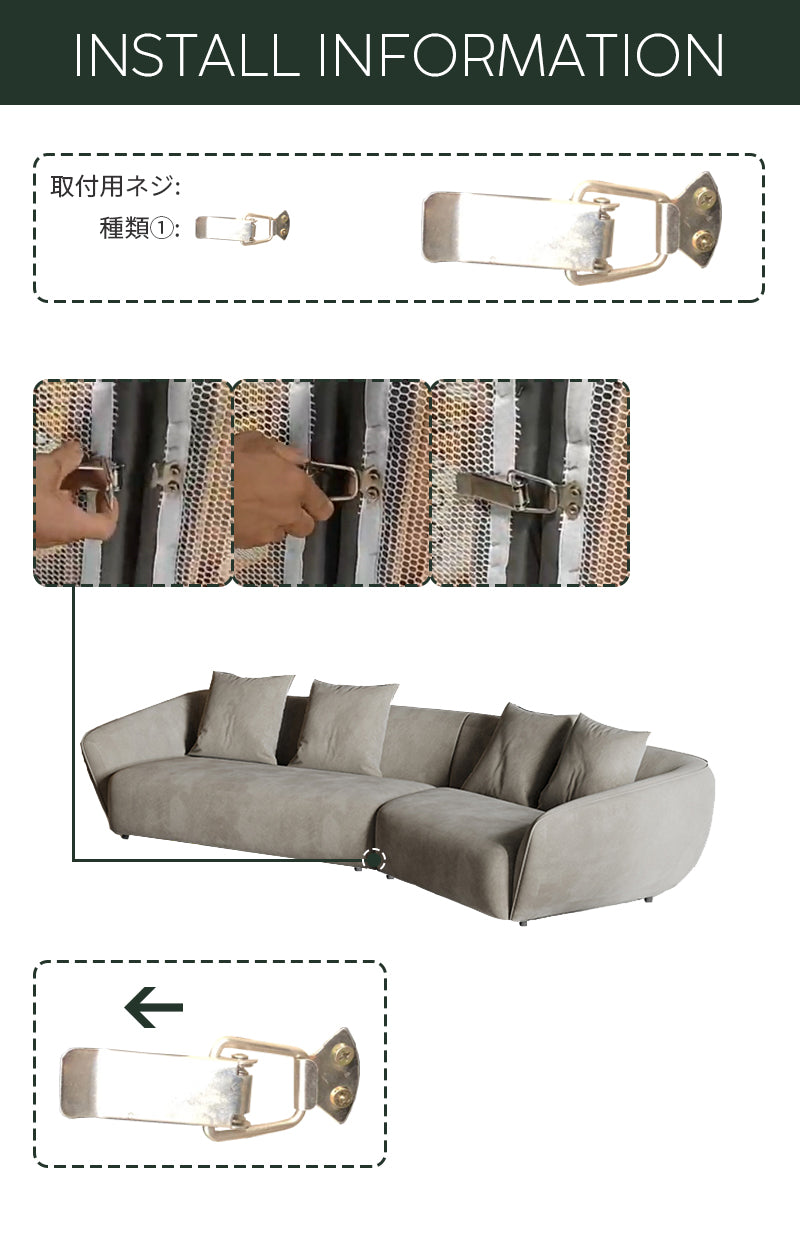 ソファ/ソファー イタリア風 女性の方でも簡単に組み立てることが出来るので安心です! ※安心1年間品質保証