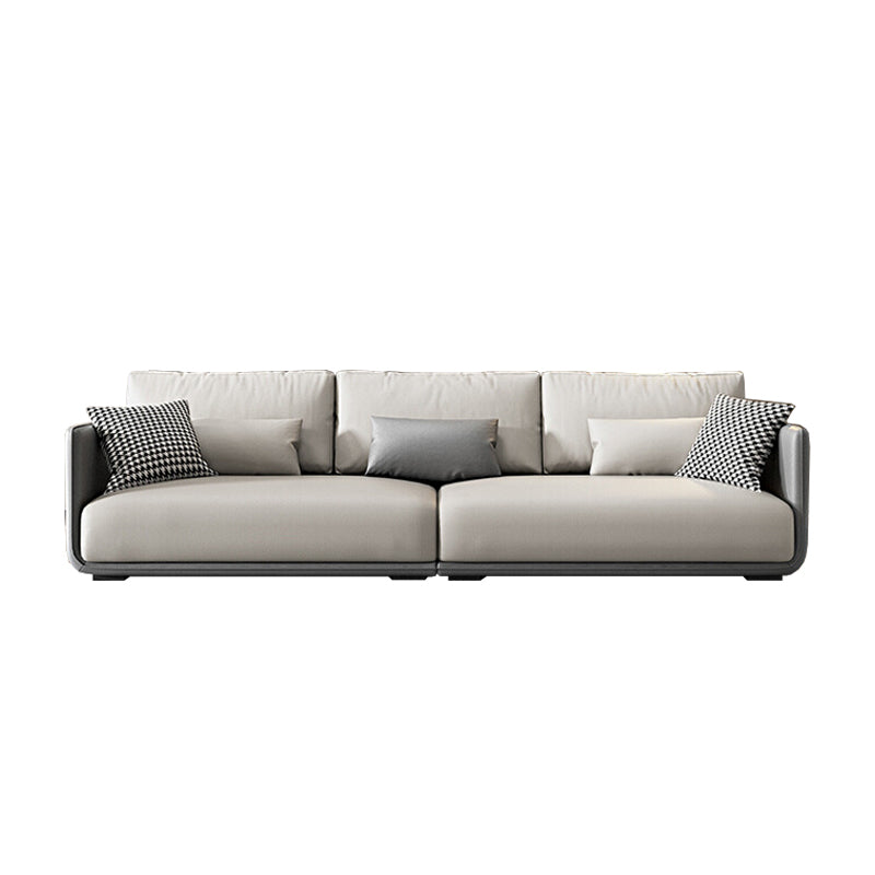 ソファ/ソファー 北欧風 ライトグレー レザーテックス 安心1年間品質保証