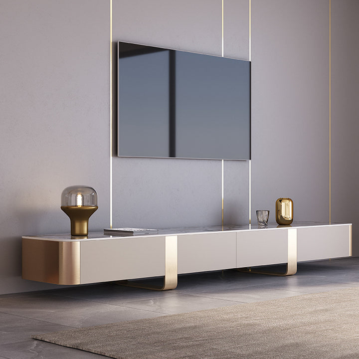 テレビボード/ラグジュアリー ゴールド 安心1年間品質保証