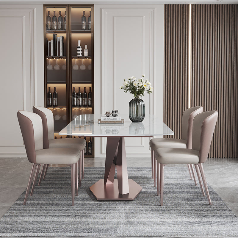 ダイニング/シンプルモダン テーブル+チェア*4 安心1年間品質保証