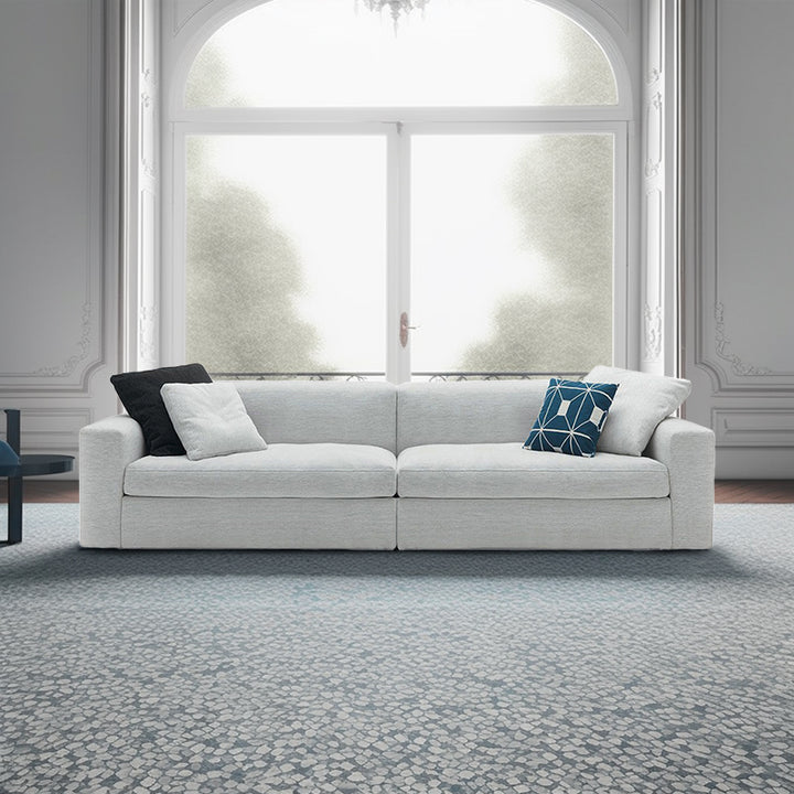 ソファ/ソファー カバーリングソファ ライトグレー ベルベット 安心1年間品質保証