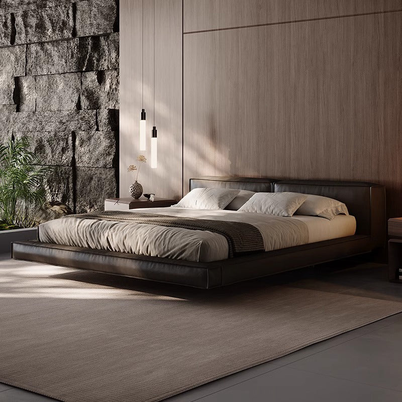 THE BED/浮遊デザイン LED照明付き