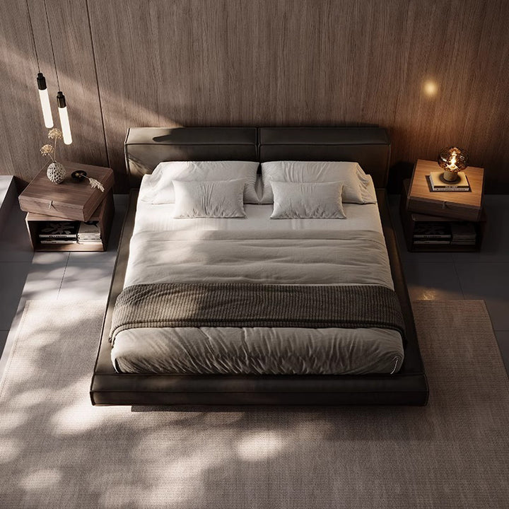 THE BED/浮遊デザイン LED照明付き