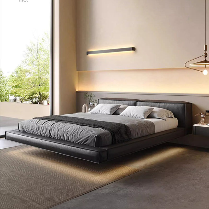 THE BED/浮遊デザイン LED照明付き