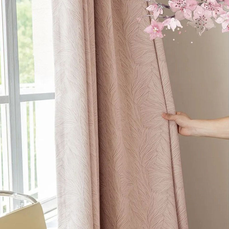 THE CURTAIN /自然の美しさ リーフパターン