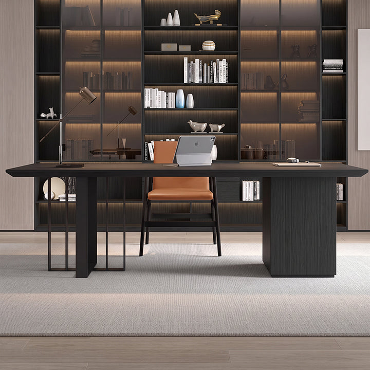 THE DESK/スタイリッシュ 配線収納付き