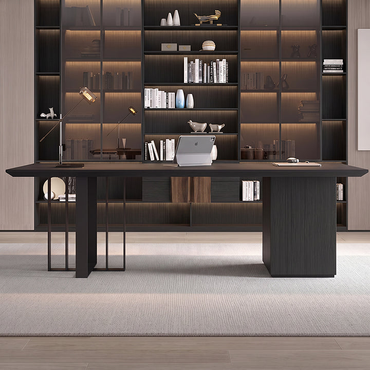 THE DESK/スタイリッシュ 配線収納付き