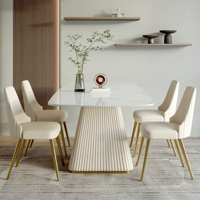 ACEX公式/ダイニングテーブル エレガント クリーム風 - 優雅な雰囲気を醸し出すクリーム風のテーブル