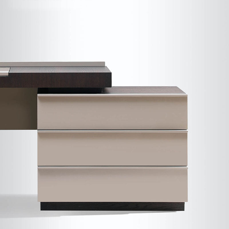 ACEX公式/ドレッサー 大容量収納 ダークウッド調