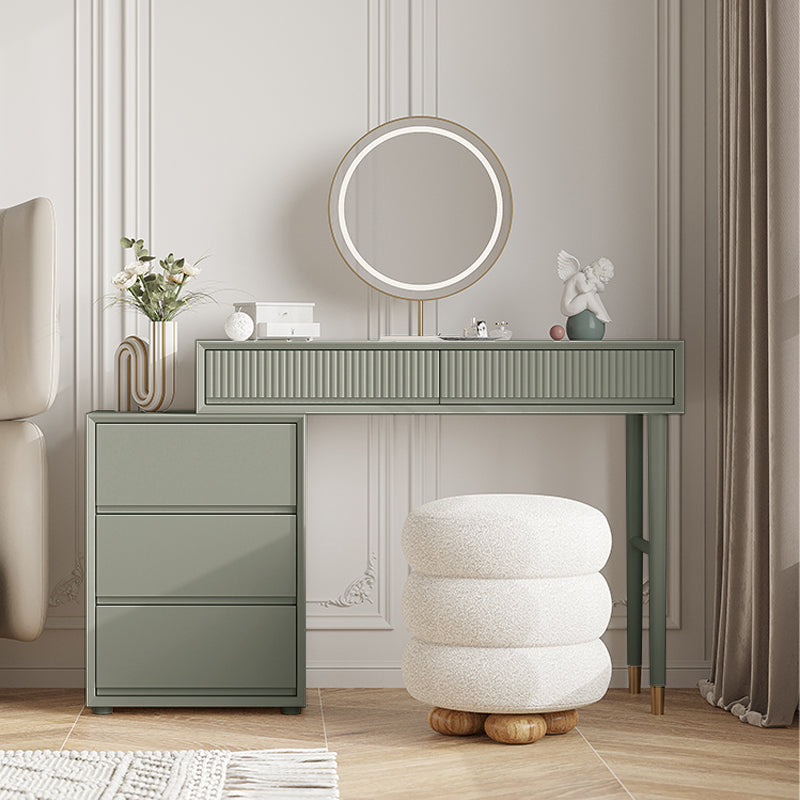 北欧風 グレー 80cm オシャレ お姫系 大理石天板 LEDミラー 【公式通販】