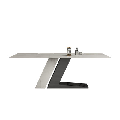 ダイニング/ミニマルなデザイン 天板色グレー テーブル 安心1年間品質保証