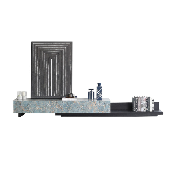 テレビボード/西海岸風 ブルー 200-320*40*31 安心1年間品質保証