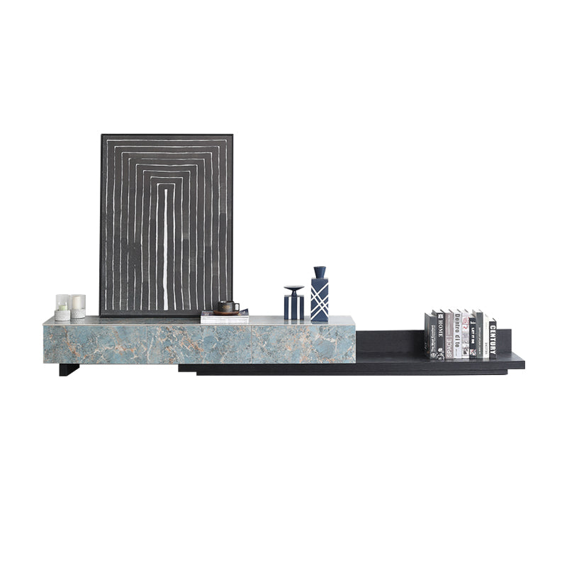 テレビボード/西海岸風 ブルー 200-320*40*31 安心1年間品質保証