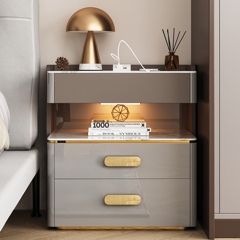 北欧風3層ベッドサイドテーブル - エレガンスと機能性を兼ね備え ACEX